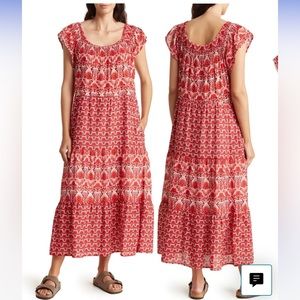 NWOT! Casa Cabana Mixed Print Dress